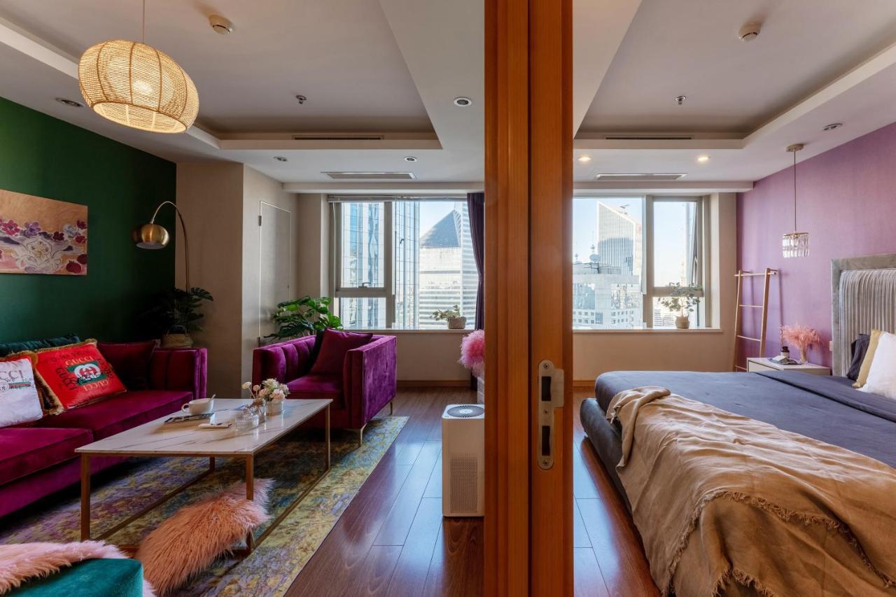 Tianjin G'Apartment - Five Great Avenues Ngoại thất bức ảnh